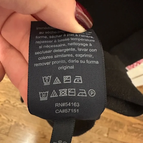 Black and Red V-Neck Fair Isle Women’s Sweater - Picture 8 of 8